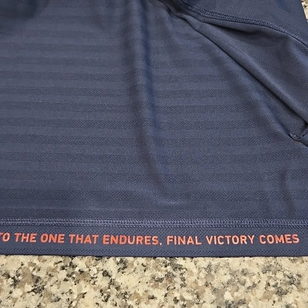 RHONE X PELOTON PERFORMANCE T-SHIRT. SIZE XXL. NAVY BLUE.
